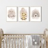 MeinBaby123®, Children's Room Pictures, Set of 3, DIN A4 Poster