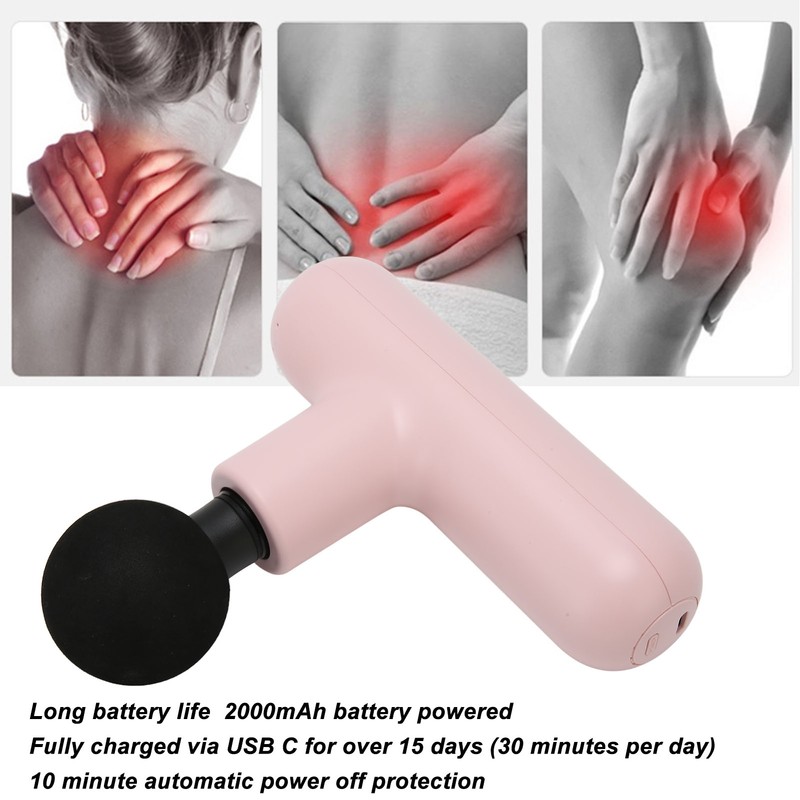 Mini Massager Ultra Small Quiet 4 Speed Powerful Vibration Deep