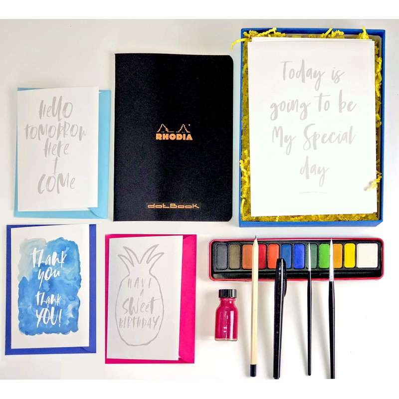 Kirsten Burke & The Modern Calligraphy Co. Children Brush Calligraphy