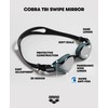 Arena Unisex's Cobra Ultra Swipe Goggle, Silver-Army, One Size
