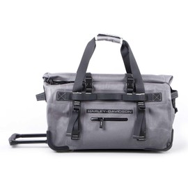Harley-Davidson 21" Waterproof Adventure Carry-On Wheeling Duffel Bag, Silver