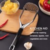Obsoorth Mashed Potato Masher Stainless Steel Foldable Non Stick 12