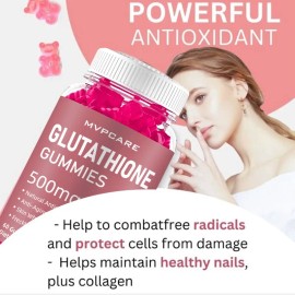 Glutatión Cuidado De La Piel Gominolas De Colágeno 60 Frutos Rojos