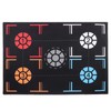 EIMSOAH Black Rubber Basketball Training Mat, Mute Point Reminder for