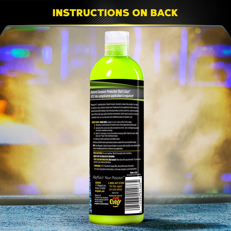 Meguiar's Hybrid Ceramic Liquid Wax, Shield Your Paint with a