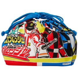 Komori Resin Kaitou Sentai Lupinranger VS Keisatsu Sentai Patranger Lunch Drawstring Bag