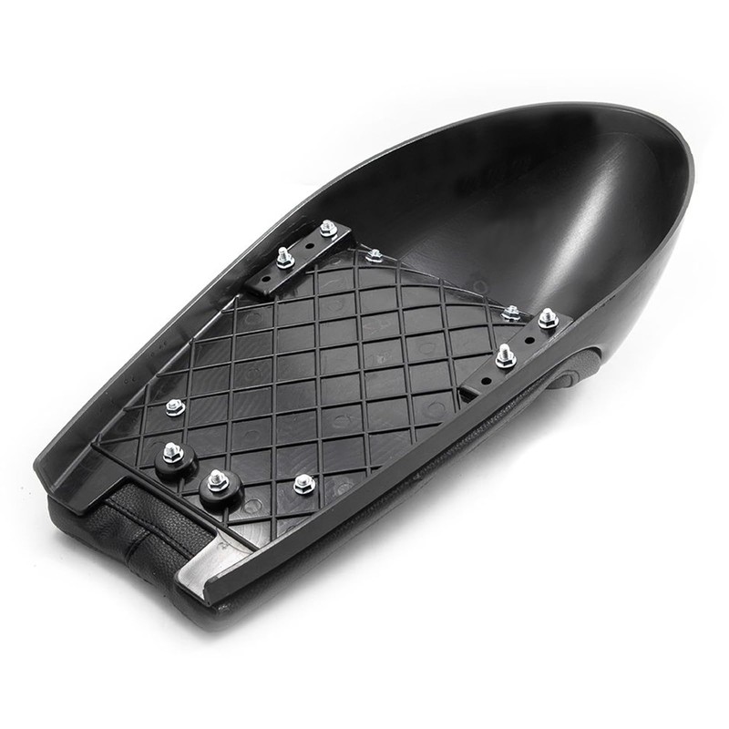 DKMOTORK 0391 Motorcycle Hump Cafe Racer Seat All Black（gloss black