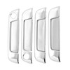 4 Sets Exterior Door Handle Cover ABS Chrome Weatherproof Replacement