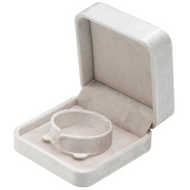 Velvet Bracelet Gift Boxes Bangle Display Jewelry Box Storage Case Organizer Holder (Beige)