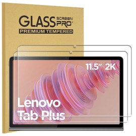 KEANBOLL 2-Pack Tempered Glass Screen Protector for Lenovo Tab Plus 11.5 Inch 2024-9H Hardness, Scratch Resistant, Bubble-Free, HD Clear