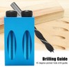 Oblique Hole Drill Bit, 14 Pieces 15° Pocket Hole Jig