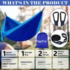 Single Double Camping Hammock with Tree Straps, 660lbs Portable Nylon