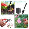 Garden Tools Set with Extension Handles, 5 Piece Thick Gardening