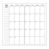 UNIQUE HM&LN Travelers Notebook Calendar Jan 2025 - Jun 2026,