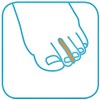 Cerapeze 6206 8-9049-13 Gel Toe Separator, Pack of 2