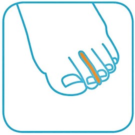 Cerapeze 6206 8-9049-13 Gel Toe Separator, Pack of 2