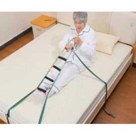 노인 재활 도구 작업치료 운동 훈련 치료 보조 앉기 스트랩 일어서기 [2. 스트랩+다리끈] Elderly Rehabilitation Tool Occupational Therapy Exercise Training Assistive Sitting Strap Standing Up [2. Strap + Leg Strap]