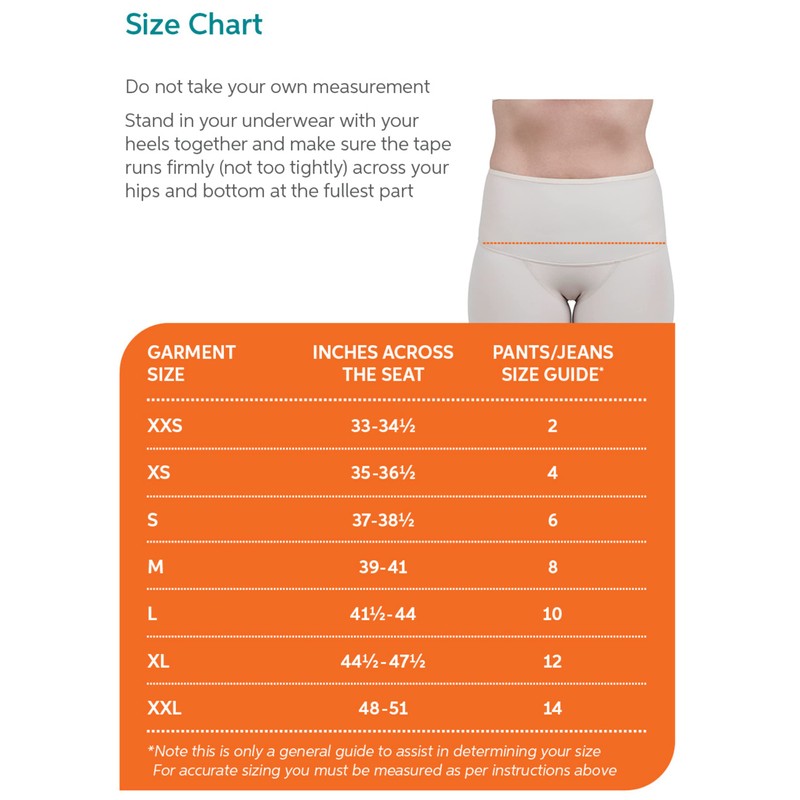 SRC Women's Compression Support Shorts (Orthotic/Brace) for Pelvic Floor Support,