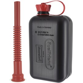 FuelFriend®-BIG max. 2.0 liters + Outlet Pipe flexible - jerrycan with UN approval - perfect for motorcycles, cars and more