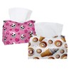 2 Pack Tissue Box Cover Holder, Star Ice Cream Patterns