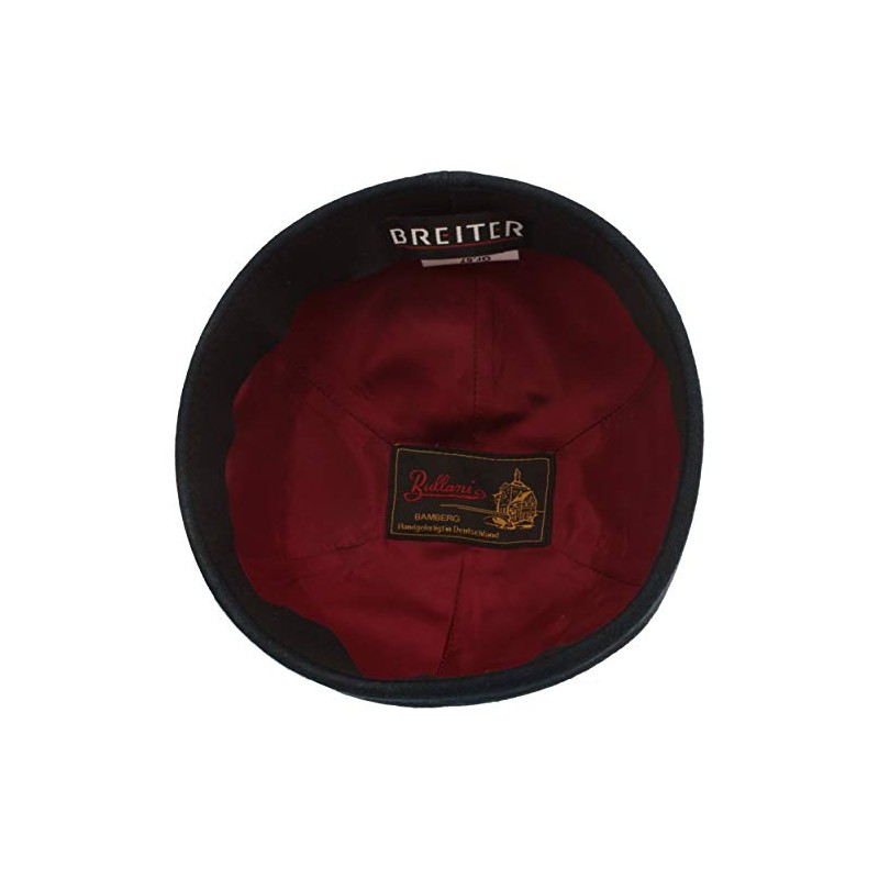 Bullani Docker Cap, Sailor Hat Made of 100% Leather, Made