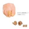 Deramed Toe Pad [Octopus, Fish Eyes, Keratines] Beige S