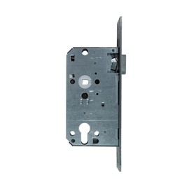 FELGNER Mortice Lock for Profile Cylinder | Cylinder Lock Lock Cylinder Door Lock | 2 Turn | Backset 55 mm | DIN Right | Square Door Lock - Width 24 mm