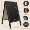 TEAKMAMA A Frame Chalkboard Sign, 40"x20" Extra Large Chalk Board
