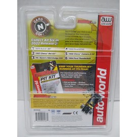 Auto World SC379-5B Cars N Coffee 1968 Camaro Z/28 HO Scale Electric Slot Car - Gold