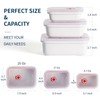 Ceramic Food Storage Containers with Lids, Meal Prep Containers Reusable,