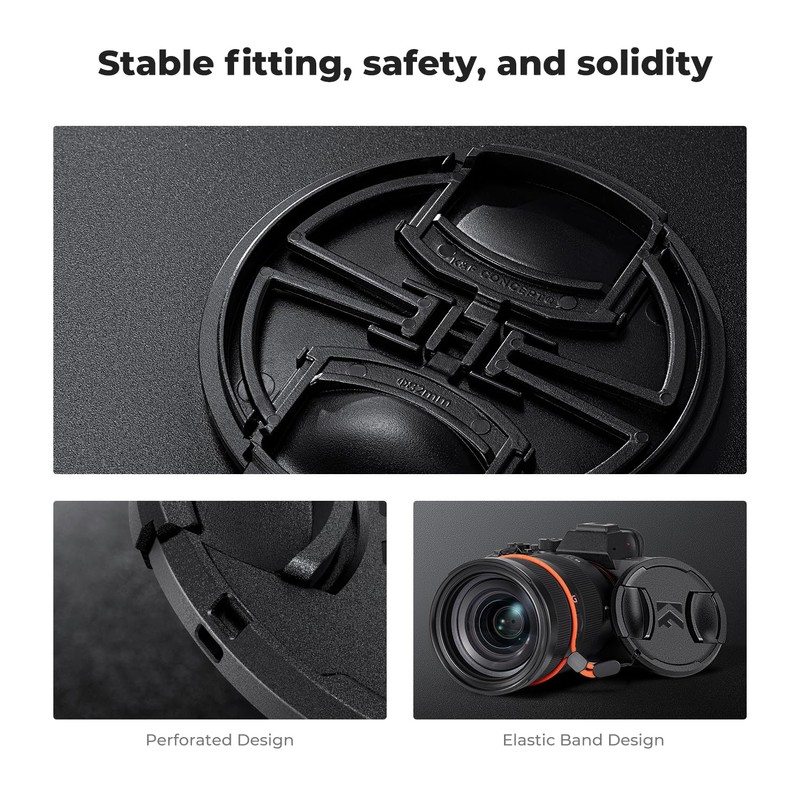 K&F Concept 40.5mm Variable ND2-400 Filter + Lens Cap +Cleaning