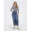 ONLY ONLEmma Life Women's Midi Jeans Skirt with Slit and