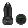 LinkOn 45W Car Charger, 27W USB-C PD3.0 and 18W USB-A