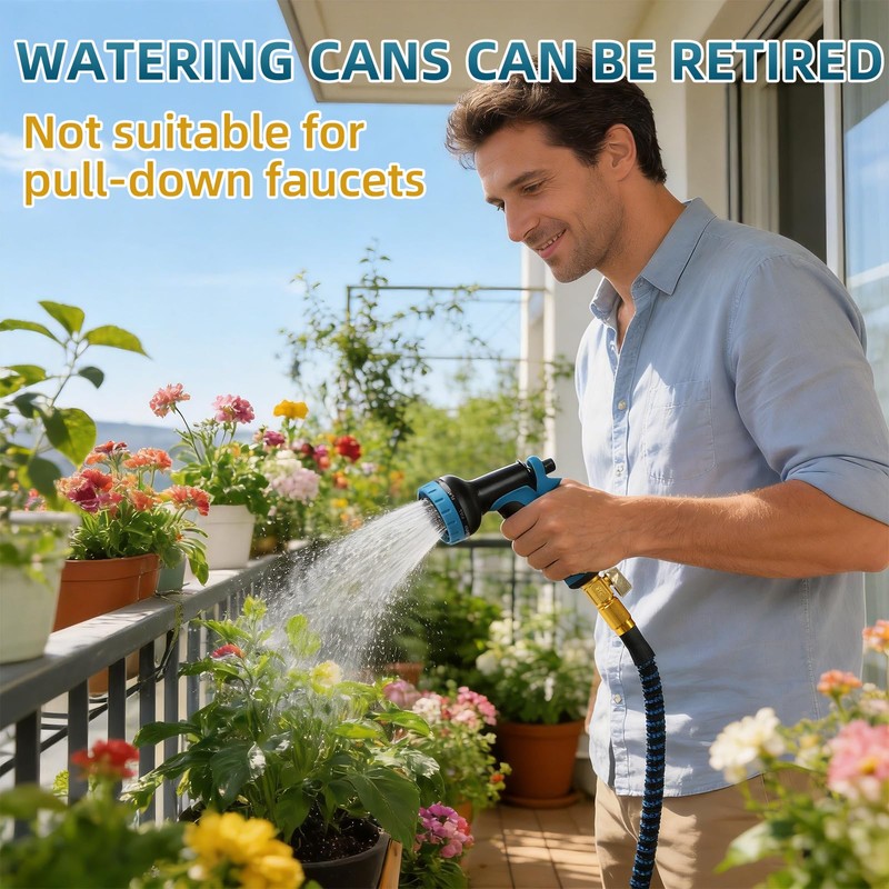 Amcortn Indoor Sink Hose Attachment for Kitchen Sink or Bathroom