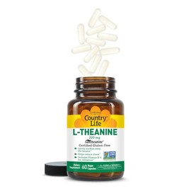 Country Life L-theanine, 200 mg, 60-Count by Country Life