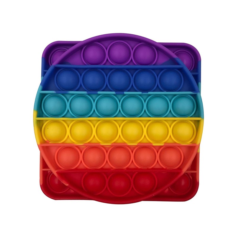 DAG Gear Fidget Push Poppers (2 Pack, Rainbow)