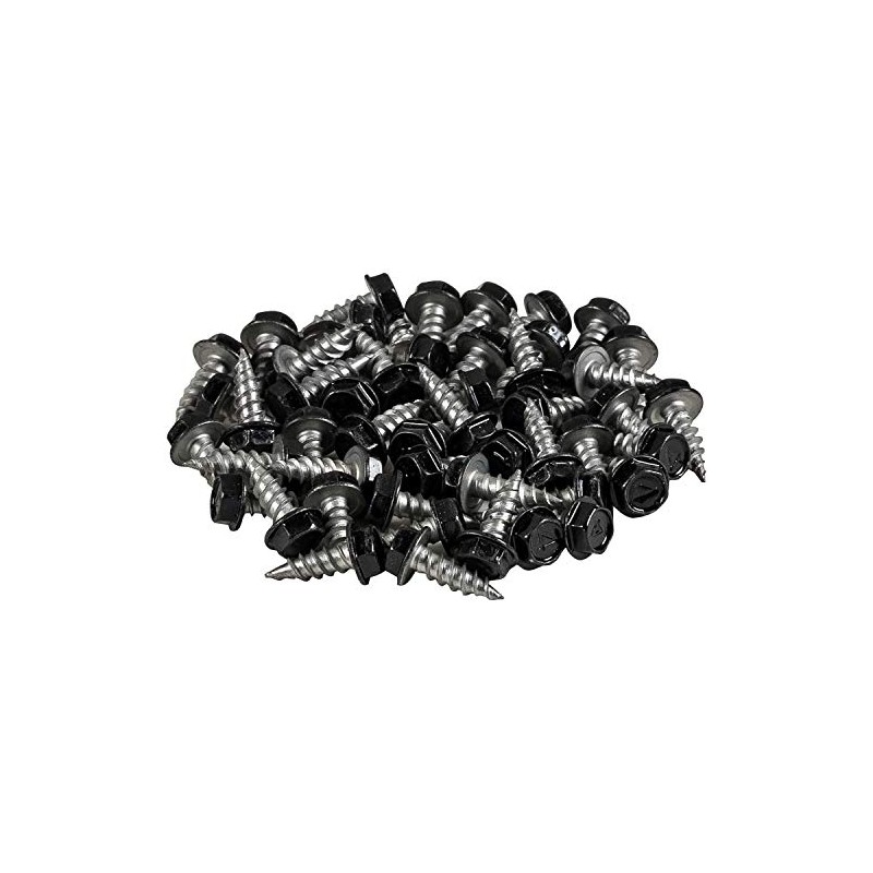 LeafTek Screws in Black | Package of 50 | 1/2"