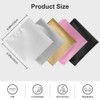 URAQT Pocket Square Plain Men's Pocket Square Holder Pre-Folded Fabric