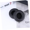 Housoutil 3pcs Replacement Pu Ear Pads for Headphones Soft Black