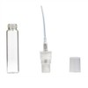 Enslz 20pcs Empty Clear 5ml Glass Spray Bottle Refillable Perfume