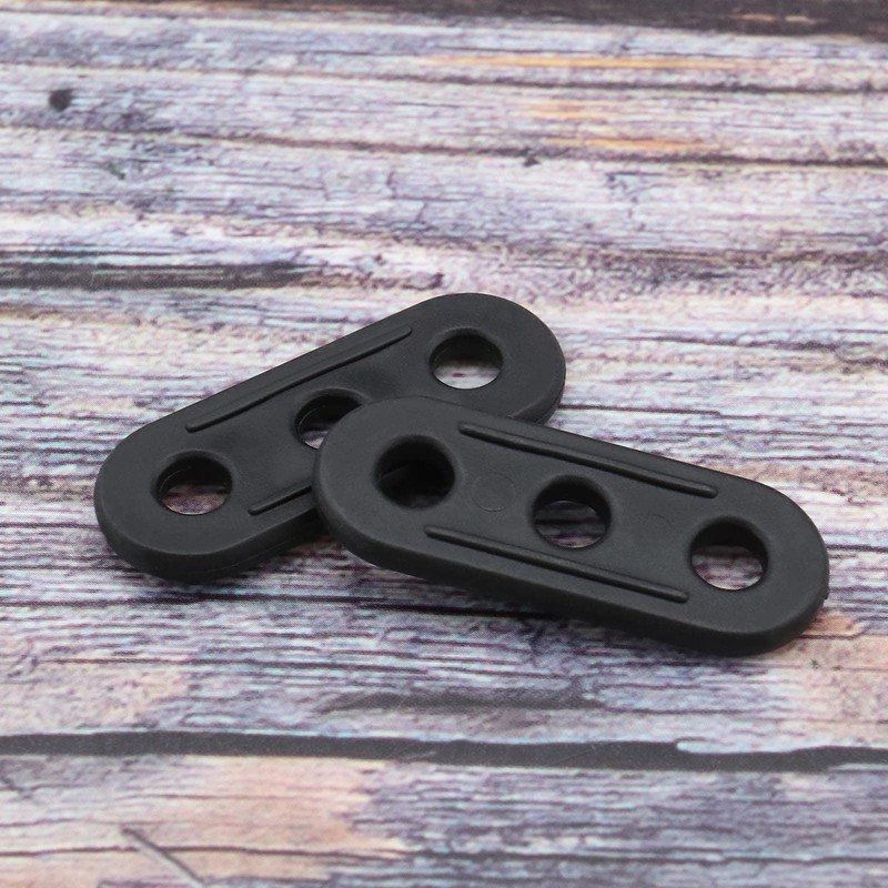 VGOL 30PCS 3 Holes Rope Tensioner Cord Adjuster Plastic Tent