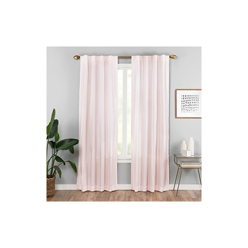 Vue Panel de Cortina de Ventana, Blush, 42" x 84",