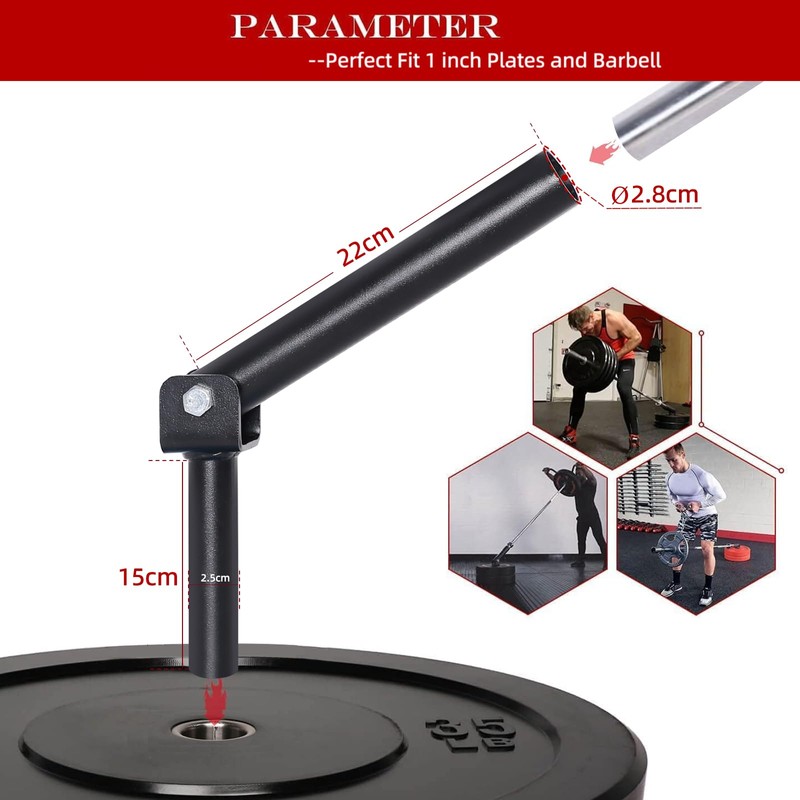 SYL Fitness T Bar Row Landmine Attachment for 1'' Barbell