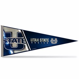 Rico NPNT530201 Utah State University Soft Felt Pennant (12X30 - Carded)