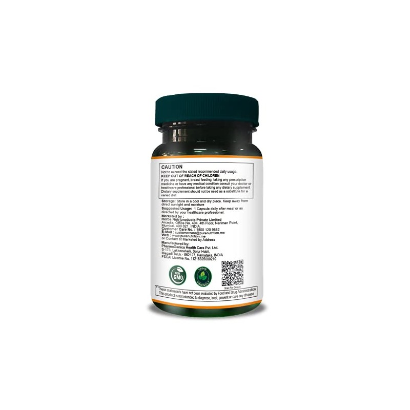 Pure Nutrition Neem Capsules 700mg. (Equivalent to 2600mg Neem Leaf