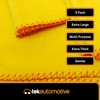 Tek Automotive Yellow Dusters 5 Pack - Extra Large Cotton