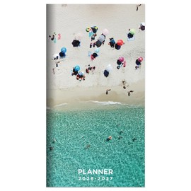 2026-2027 Beaches Small Monthly Pocket Planner