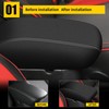 AOMSAZTO Neoprene Armrest Covers for 2015-2019 Hyundai Sonata