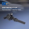 ENA Set of 8 Curved Boot Ignition Coil Pack Compatible