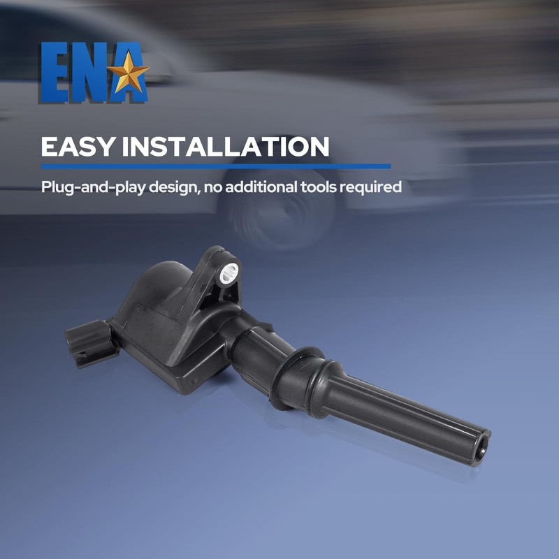 ENA Set of 8 Curved Boot Ignition Coil Pack Compatible